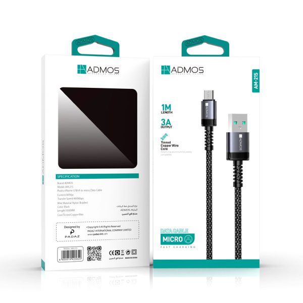 USB-A to micro Data Cable