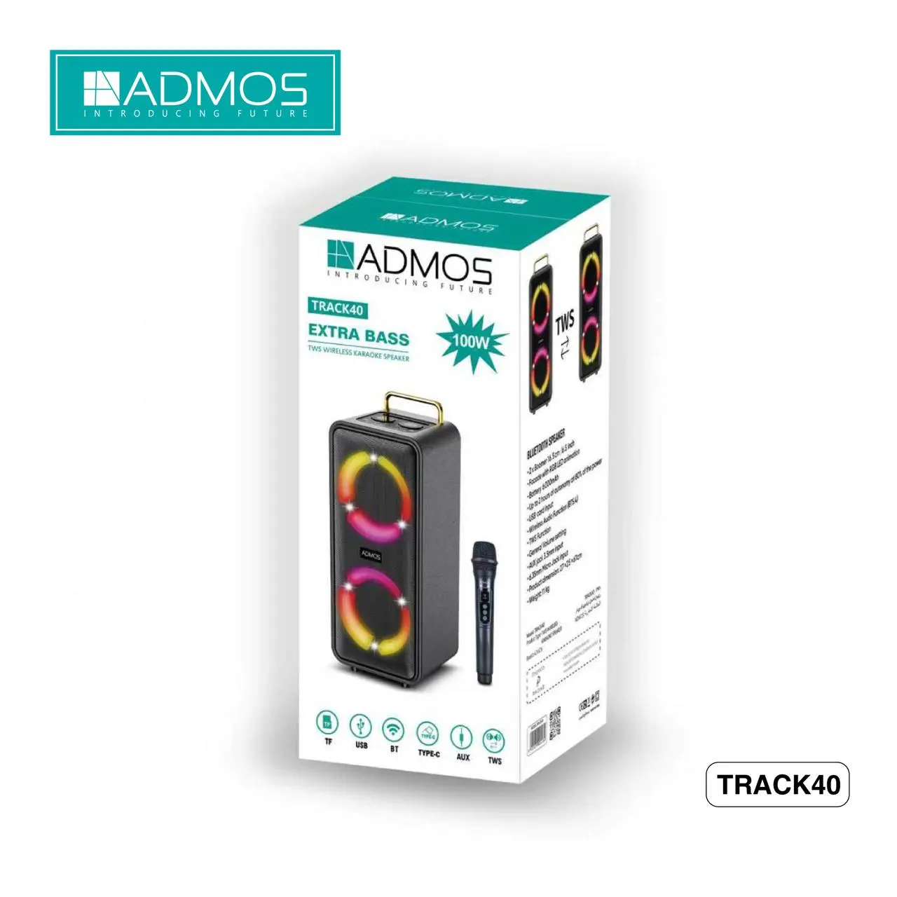 TWS Wireless Karaoke Speaker (Extra Bass Edition)