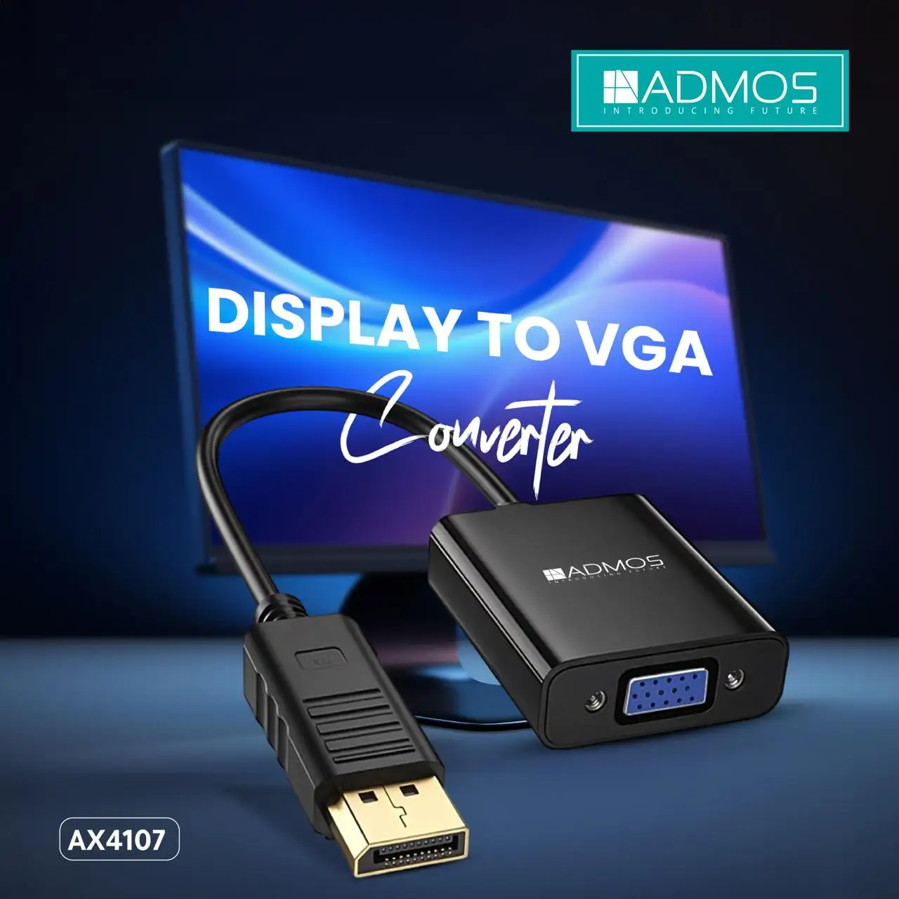 ADMOS AX4104 Display to VGA Converter
