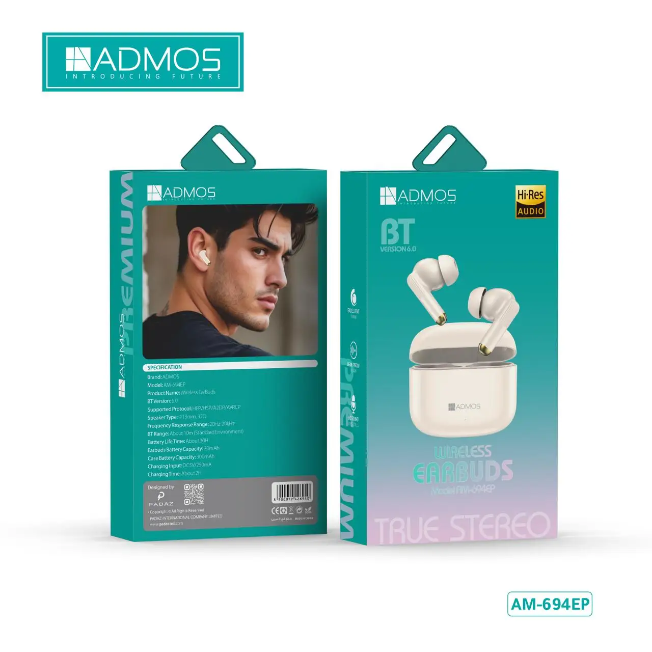 ADMOS AM-694EP Wireless Earbuds