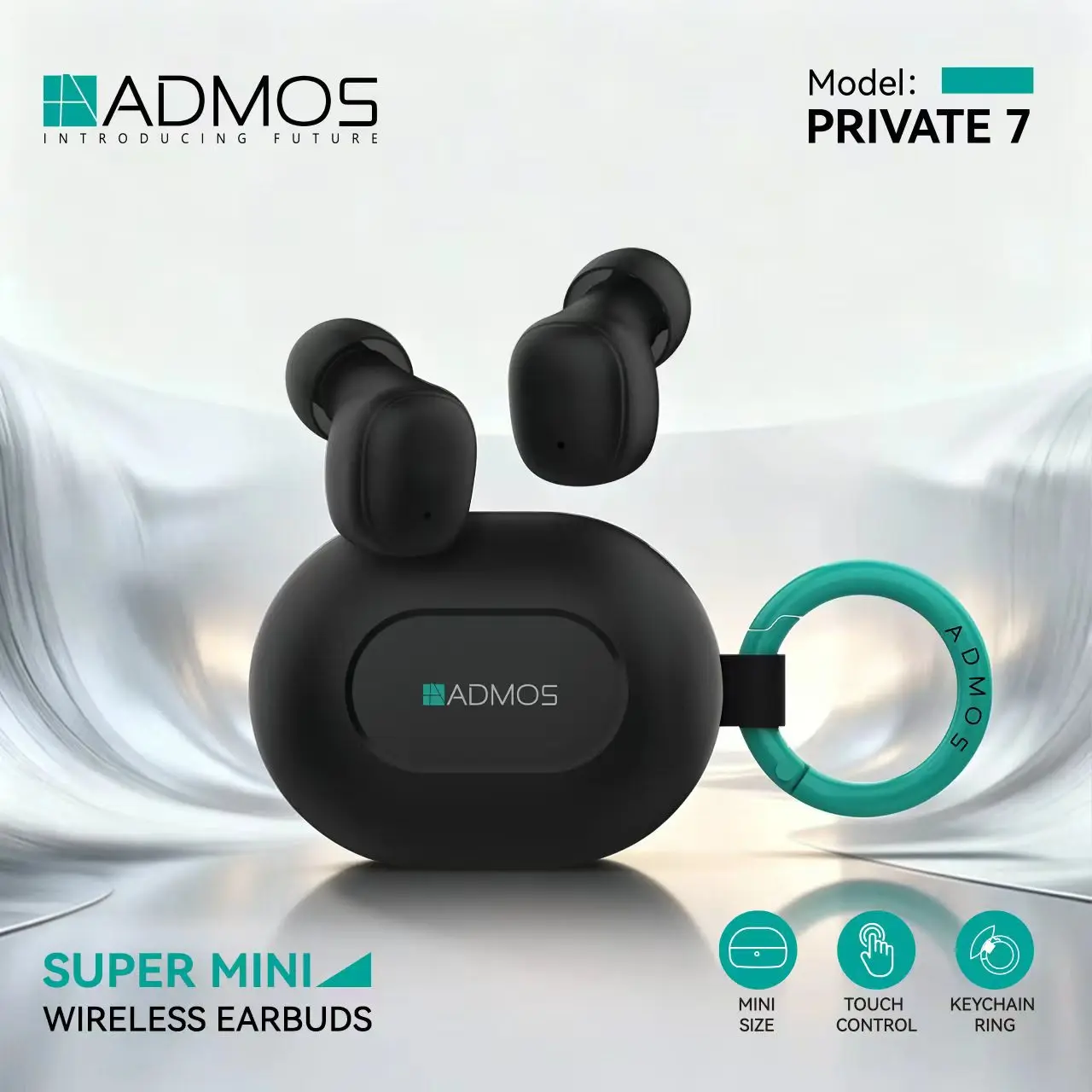 ADMOS Private 7 - Super Mini Wireless Earbuds