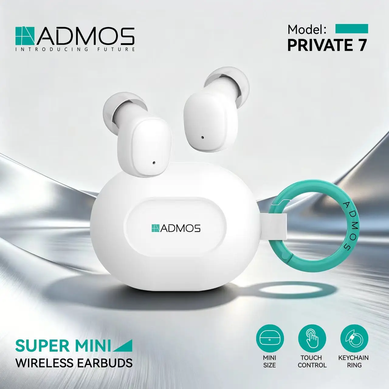 ADMOS Private 7 - Super Mini Wireless Earbuds