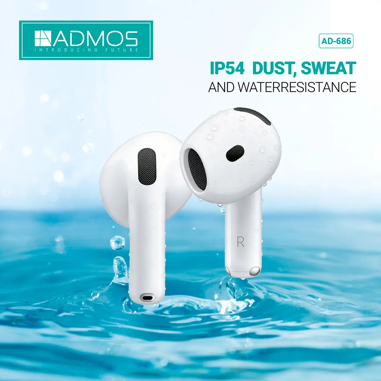 ADMOS AD-686 Wireless Earbuds